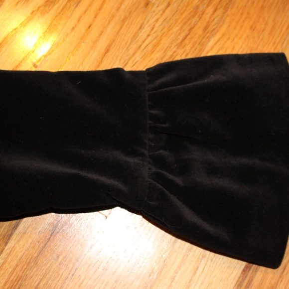 WOMENS RIVET G-III BLACK VELVET JACKET BLAZER M * - Picture 5 of 8